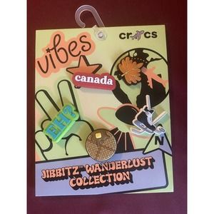 CROCS Charms Canada Jibbitz - Wanderlust Collection, Hockey